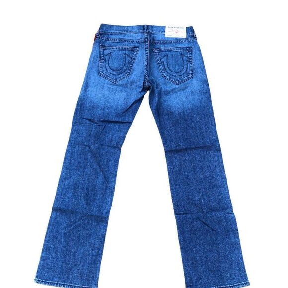 Brand New True Religion Jeans Size 32 RICKY RELAXED STRAIGHT Blue - Picture 9 of 9